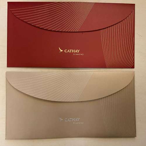 國泰航空鑽石會籍專屬的利是封 (紅包） CX Diamond Red Packets