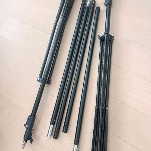 伸縮横杆背景架套裝-高2.6米*2.8米寬