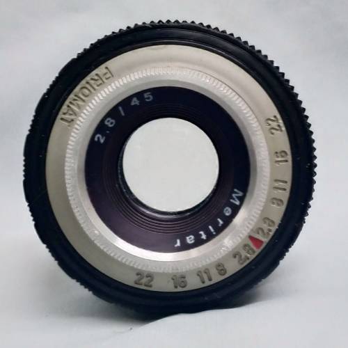 東德 Meritar 45mm F2.8 (E.Ludwig後期 版本) 3片3組光學設計 已改M42牙(方便用對...