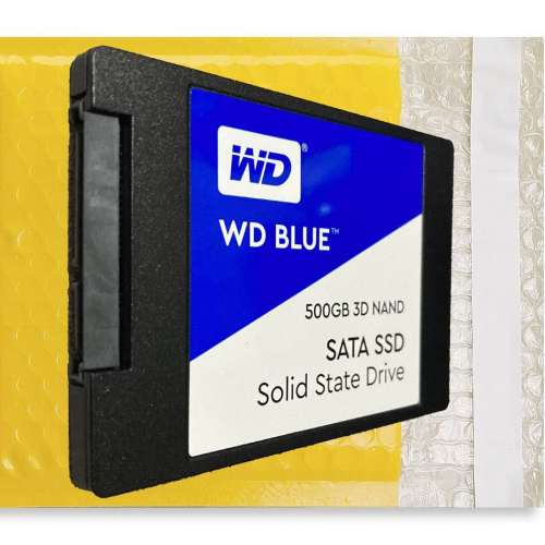 WD Blue 500GB 3D NAND SATA SSD 2.5吋 健康度100% *議價不回*