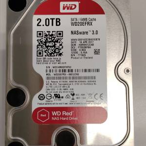 WD Red 2TB NAS 3.5 SATA hard disk 硬碟