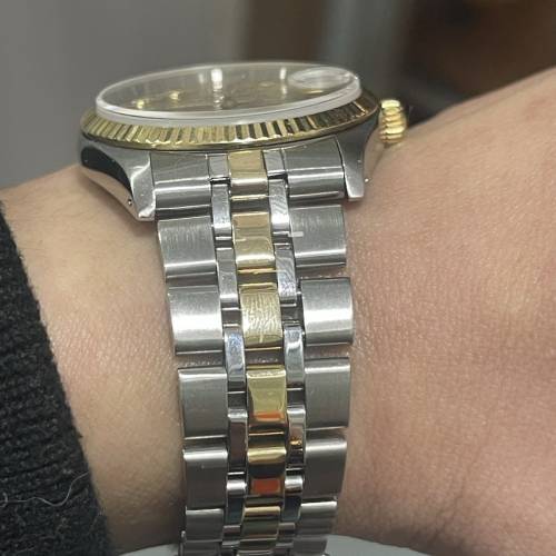 只賣1天 全香港最平😂 Tudor 74033 布紋面金鋼鑽石字 平X到笑🤣$9999 （今日賣唔到...