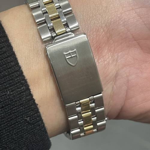 只賣1天 全香港最平😂 Tudor 74033 布紋面金鋼鑽石字 平X到笑🤣$9999 （今日賣唔到...