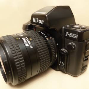 Nikon F801s + MF21 + AF 28-70 D