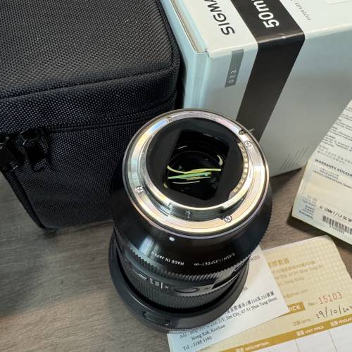 全套有保 Sigma 50mm f1.4 DG DN for Sony E-mount