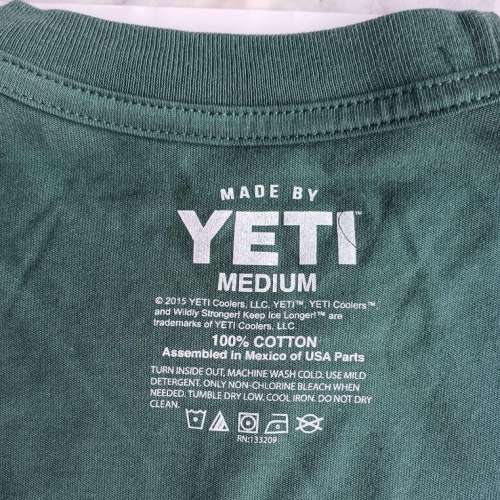🇺🇸 美國🚩 YETI&reg; The 170s 長袖 Tee 綠色 Forest 中碼