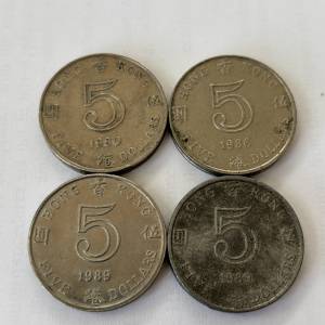 伊利沙伯二世女皇頭 $5 伍圓硬幣