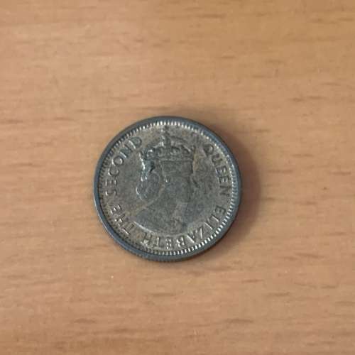 1977年伊利沙伯二世女皇頭 五仙硬幣