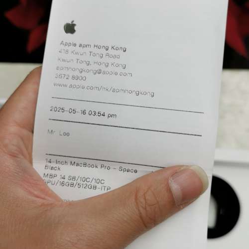 98新有保養至26年5月Macbook Pro M4 14" 16G RAM 512G SSD