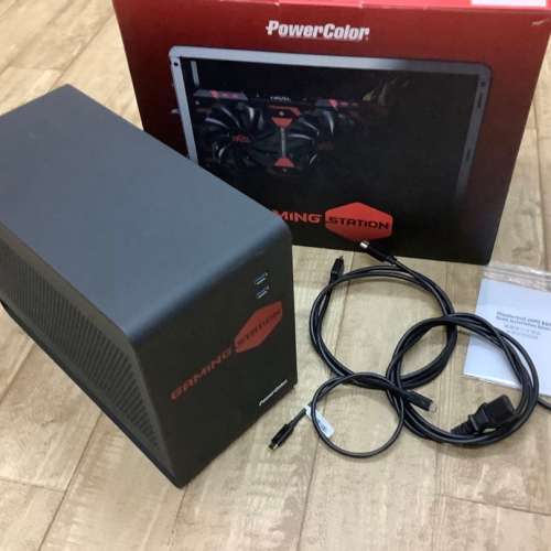 NEW powercolour gaming Egpu box 550W psu 顯示卡 外接 擴展