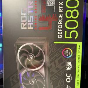 ［99%新] Asus Rog RTX 5080 16GB OC