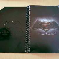 Batman & Superman Metal cover單行簿A5 Size