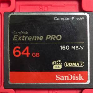 SanDisk Extreme Pro Compact Flash 記憶卡 64GB CF 卡 4K ULTRA HD UDMA 7 160M/s...