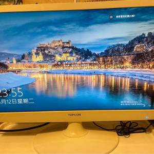 Topcon Tobo LED 24吋電腦mon顯示屏 （內置喇叭）