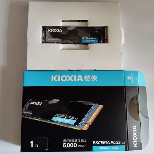 鎧俠KIOXIA SD10 1TB pcie4x4  拼多多水貨 ，私保一個月。