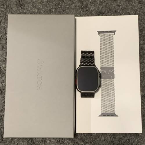香港行貨Apple Watch Ultra 2 黑色鈦金屬 (49mm) (GPS+Cellular)