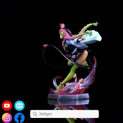 鬼滅之刃 戀柱 甘露寺蜜璃手辦模型