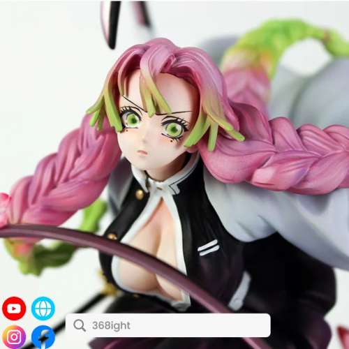 鬼滅之刃 戀柱 甘露寺蜜璃手辦模型