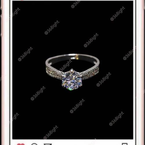 山下智久朝九晚五1克拉經典鑽戒