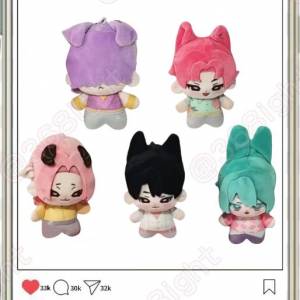 Kpop Demon Hunters Saja Boys 新款公仔