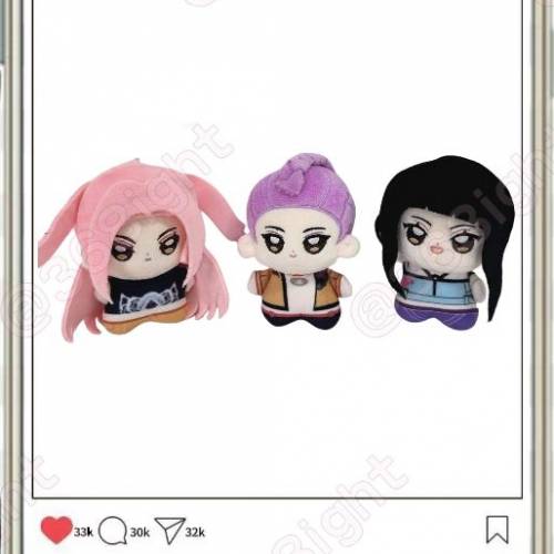 Kpop Demon Hunters Huntrix 迷利公仔