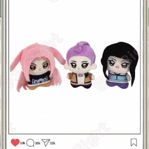 Kpop Demon Hunters Huntrix 迷利公仔