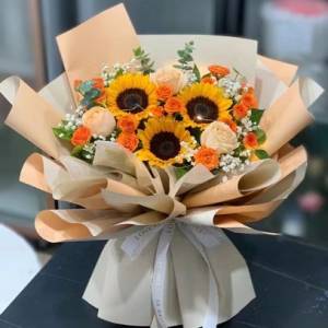 向日葵鮮花花束1