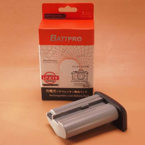 BATTPRO LPE19 LP-E19 電池合Canon EOS-1D X Mark II EOS R3 EOS R1相機 請看內容 ...