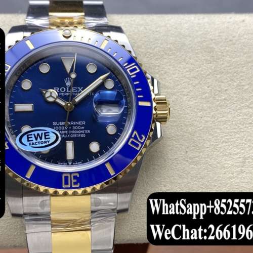 勞力士 Rolex submariner m126613lb-0002 41mm 間金藍水鬼
