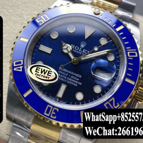 勞力士 Rolex submariner m126613lb-0002 41mm 間金藍水鬼