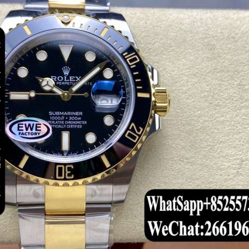 勞力士 Rolex submariner m126613ln-0002 41mm 間金 金鋼勞力士