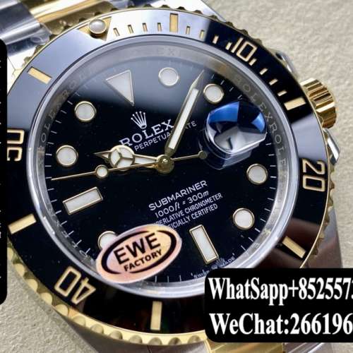 勞力士 Rolex submariner m126613ln-0002 41mm 間金 金鋼勞力士