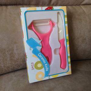 🔪 Ceramic Knife 2pc Set NEW 全新 陶瓷刀 陶瓷削皮器 兩件套 🍎