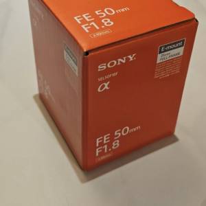 Sony f/1.8 E-MOUNT  FE 50mm F1.8  SEL50F18F