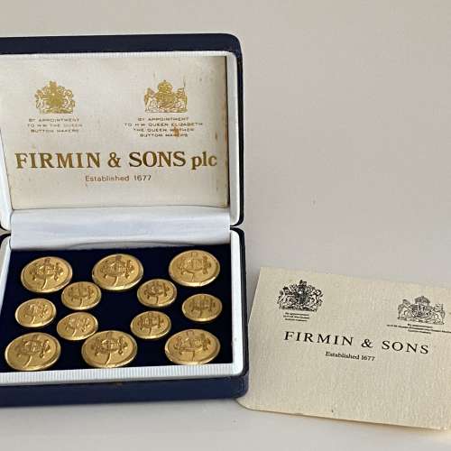 皇家賽馬會金屬鈕扣一套