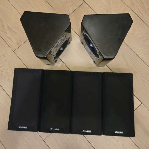 Famous Audio FA-S3D 黑色鋼琴木音箱 喇叭