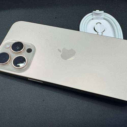 99%New iPhone 16 Pro Max 256GB 金色 香港行貨 蘋果保養到2026年8月26日 電池100% ...
