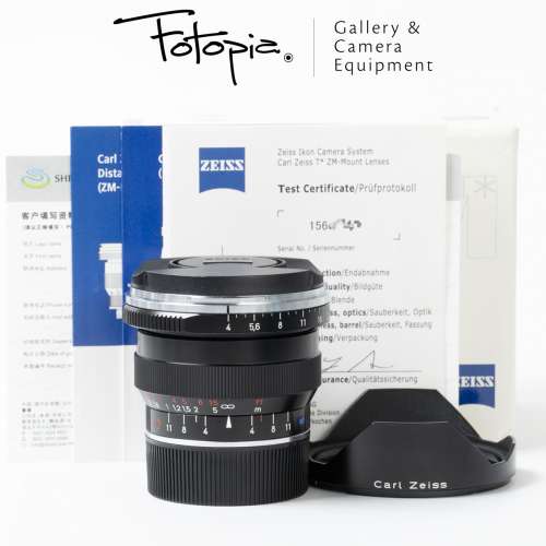 || Carl Zeiss Distagon T* ZM 18mm F4 - Black with full packing ||