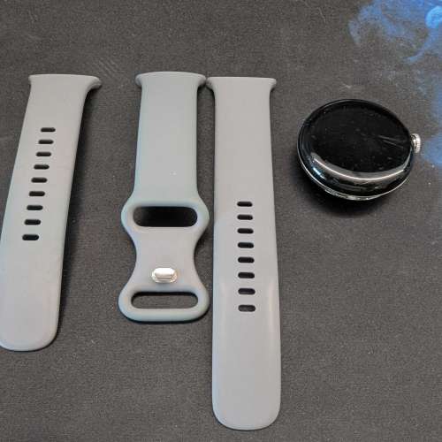 Google Pixel Watch LTE (1st Gen) 41mm polished silver / charcoal