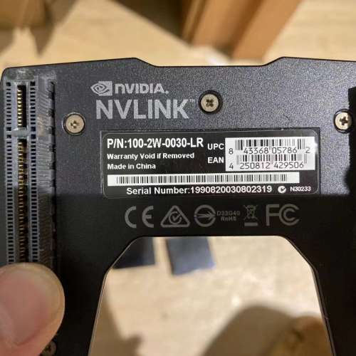 nvidia bridge nvlink 橋接器 適用2070 2080系列 TITAN RTX A5000 A6000 A100等
