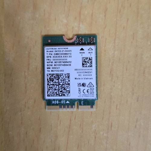 全新 intel ax101 無線 wifi6 卡 藍牙5.2