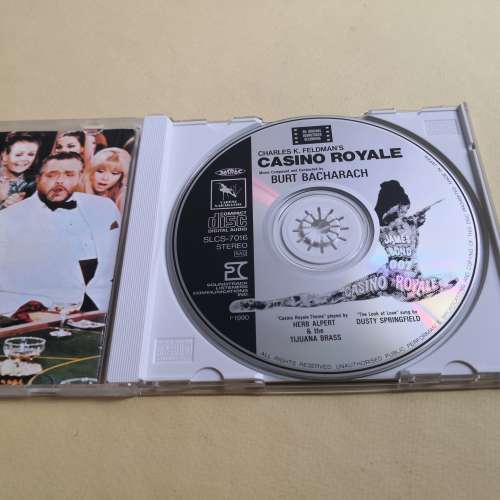 CASION ROYAL 皇家賭場電影原聲大碟日本頭版