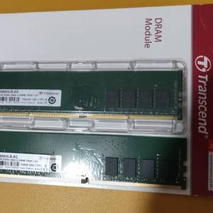 Transcend Information DDR4 2666 8x2 共16GB Desktop Ram