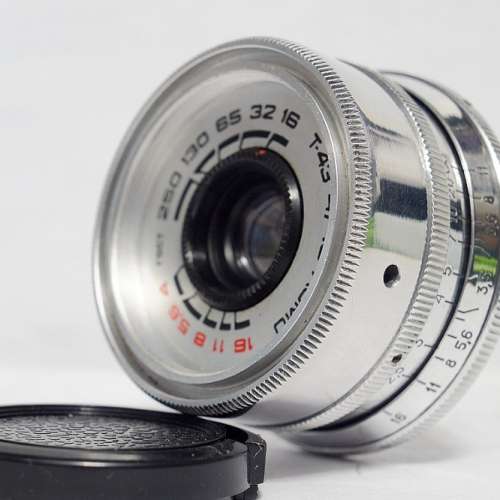 罕有銀版 L39 俄仔 Lomo T-43 40mm f4, Made in USSR (極新淨)