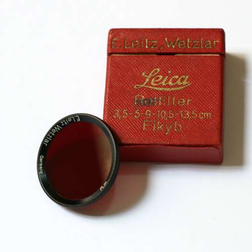 Leica deep infra red R.M filter Elmar Hektor 2.8cm 28mm f6.3 28mm 深紅濾鏡 紅外
