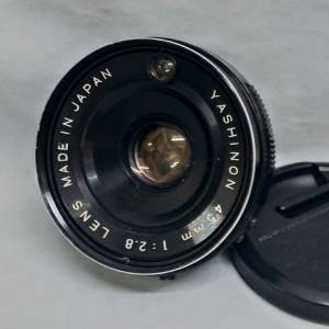 70s年代 Yashinon 45mm F2.8 (拆自 Yashica MG-1) 已改M42牙(配合對焦筒用)合各無反...