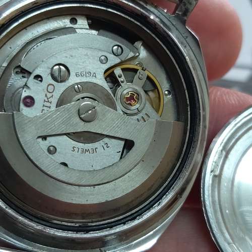 6619-7001精工膠面自動1965年產waterproof