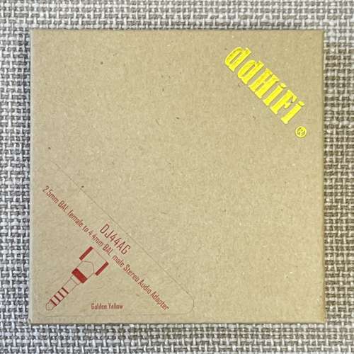 放售DDHiFi 2.5轉4.4不銹鋼鍍金版平衡轉插(DJ44AG)(99%新)
