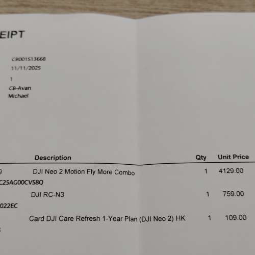 DJI Neo2 Motion Fly More Combo + Rc-N3 Remote
