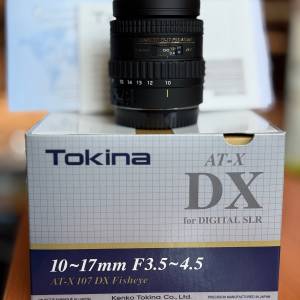 Tokina 10-17mm f3.5-4.5 (Canon mount) + Sigma MC-11